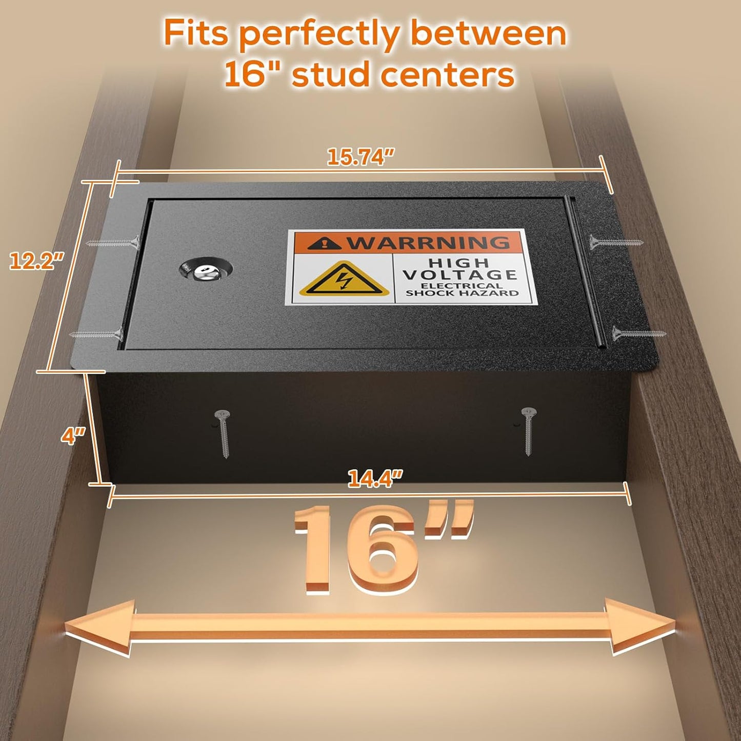 M-G9-H - Hidden Wall Safe with Concealed Panel