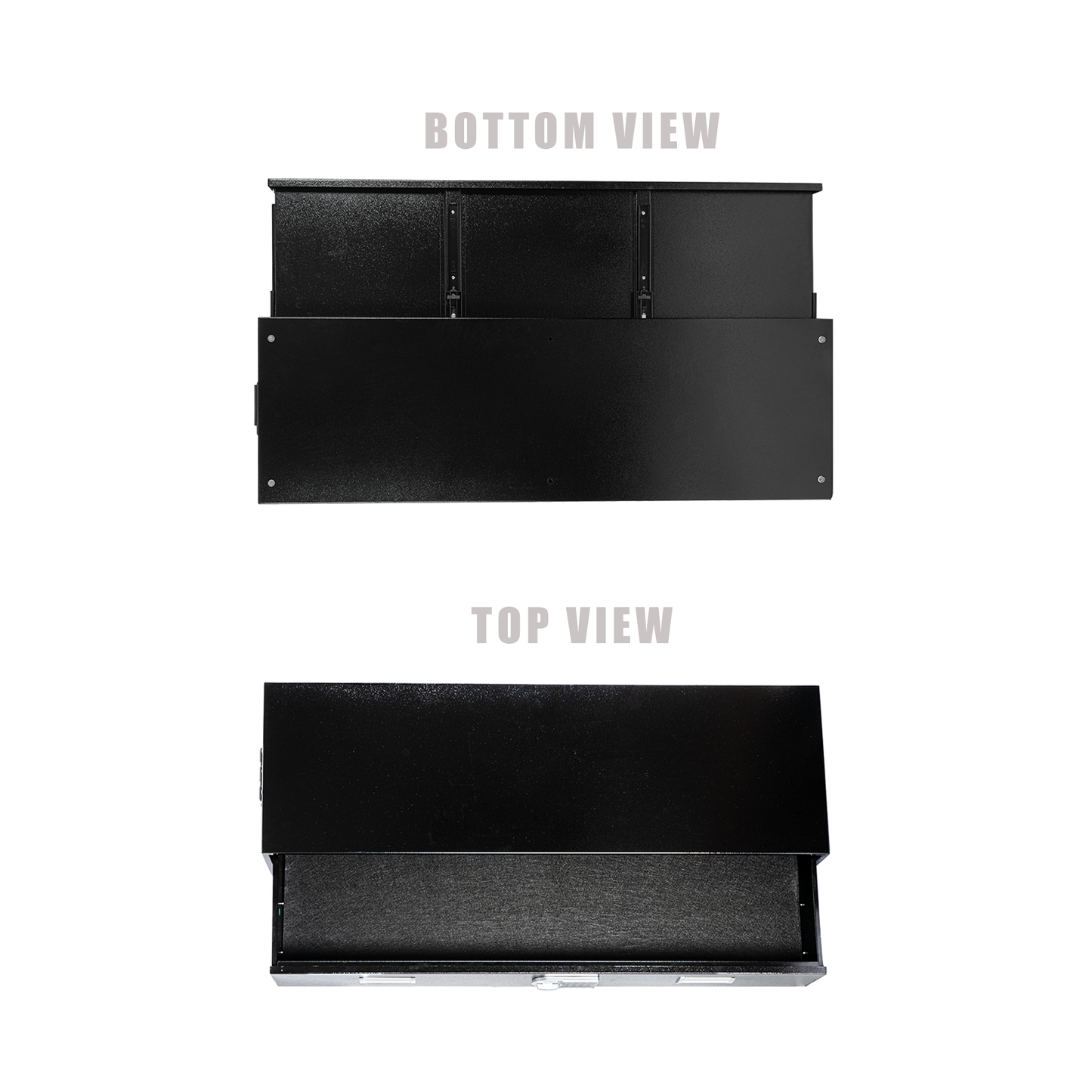 M-G3-H - Under Bed Gun Safe Drawer for AR Rifle - Long Storage Case for Car Trunk Gun Storage - Rifle Safes for Home Rifle and Pistols, Horizontal and Vertical Gun Safe | 43.3āāL x 13.8''W x 5''D