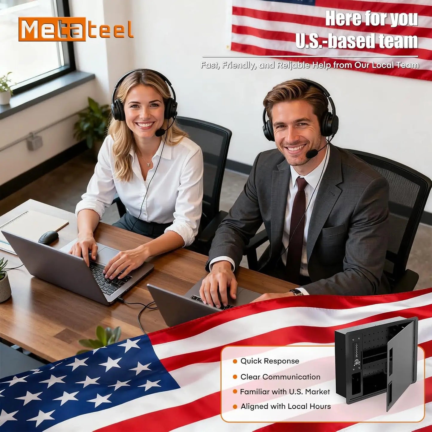 Black In-Wall Safe for 16-Inch Studs with Electronic Keypad, Backup Key, Adjustable Shelves & Key Hooks