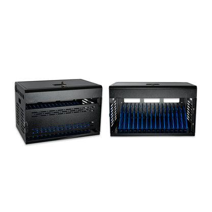 16-Devices Laptop Charging Cabinet – Locking, Removable Door, Cable Management