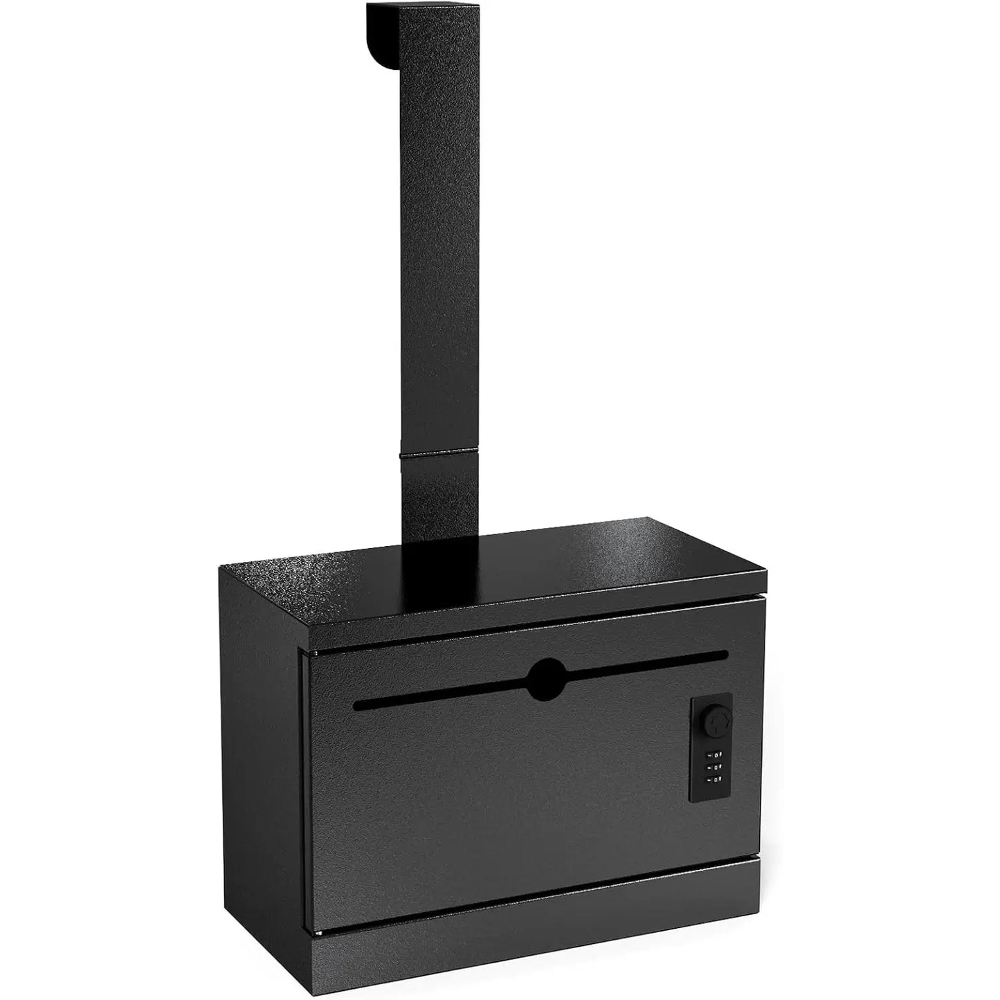 Over-the-Door Steel Drop Box with Adjustable Height and Removable Over-the-Door Steel Drop Box with Adjustable Height and Removable