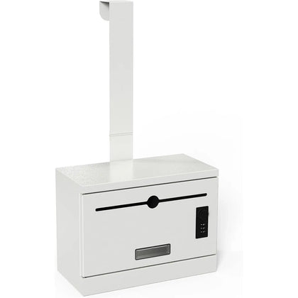 Over-the-Door Steel Drop Box – Height Adjustable, Removable Hinge, Optional Wall Mount