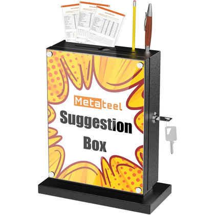 Locking Suggestion Box – Wall Mount Donation & Ballot Box