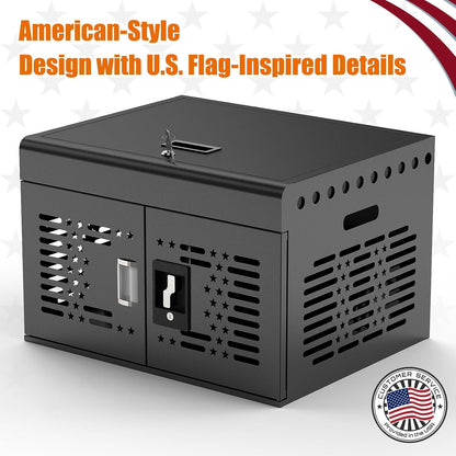 16-Unit Charging Cabinet – Locking Laptop & Tablet Storage with Cable Management
