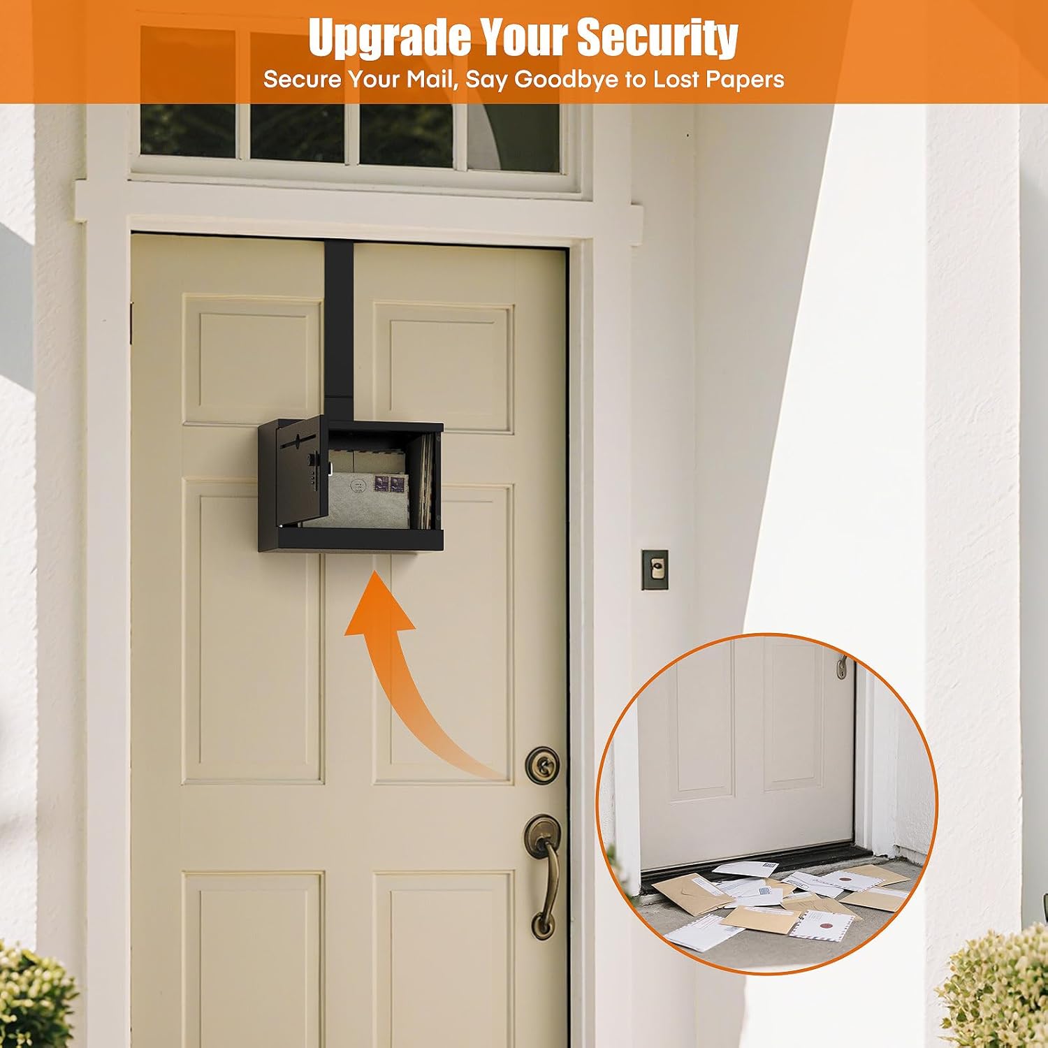 Over-the-Door Steel Drop Box with Adjustable Height and | MetaTeel