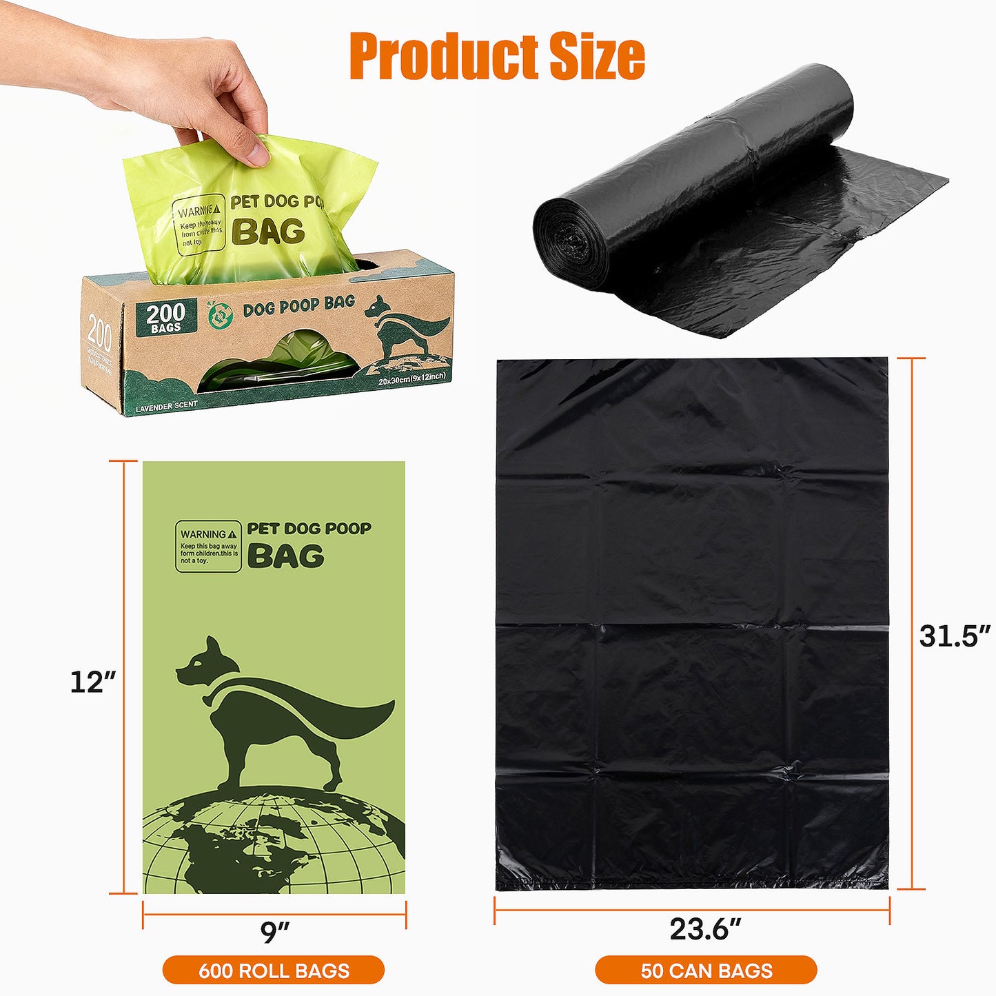 M-D37GK-H0 Black Dog Waste Station Outdoor, Pet Waste Disposal Station Rustproof Aluminum with 10 Gallon Trash Can, 600 Dog Poop Bags & 50 Liners for Parks, Trails, HOA Communities, Backyards