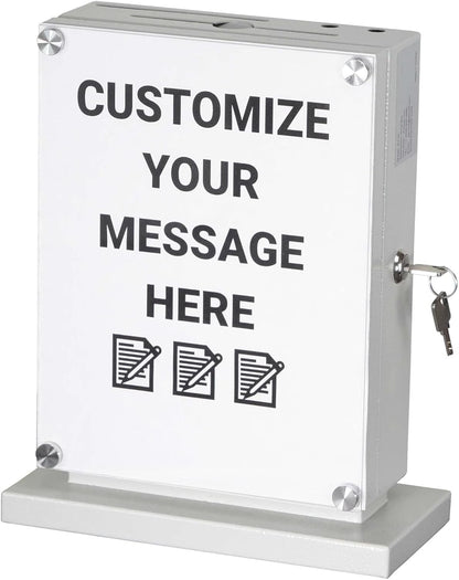 Locking Suggestion Box – Wall-Mount Donation & Ballot Box
