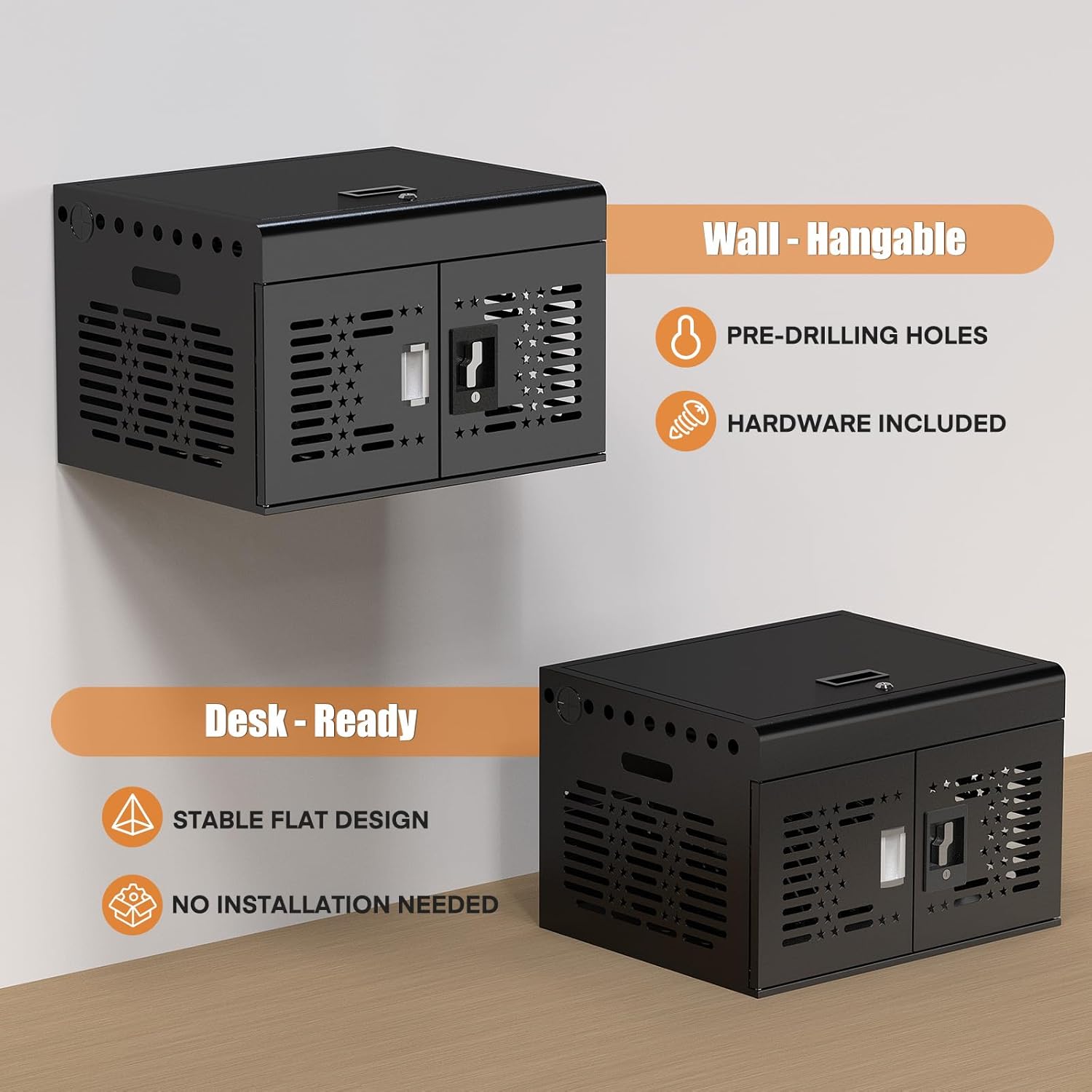 16-Unit Charging Cabinet – Locking Laptop & Tablet Storage with