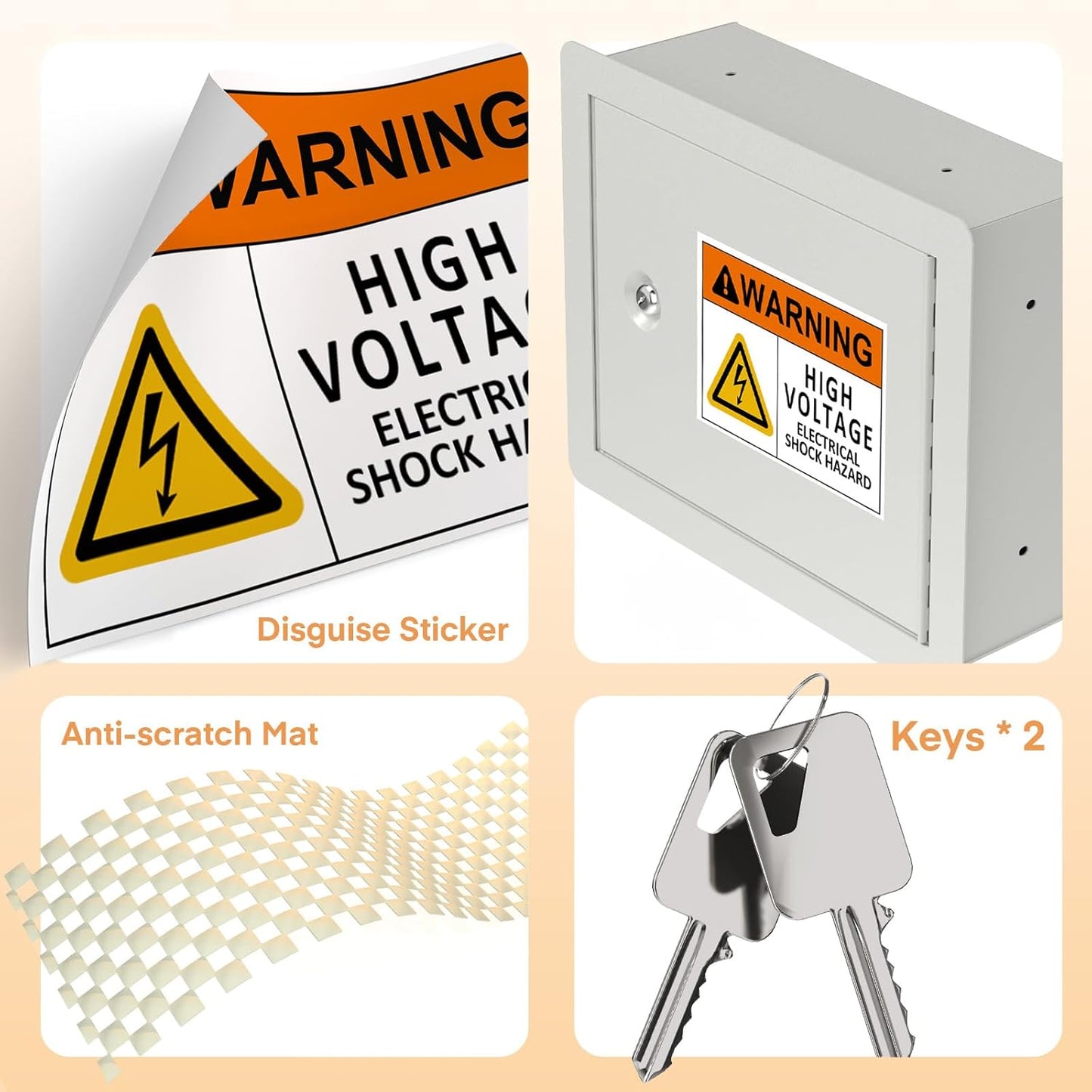 M-G9-W -  In-Wall Safe with Disguised Sticker