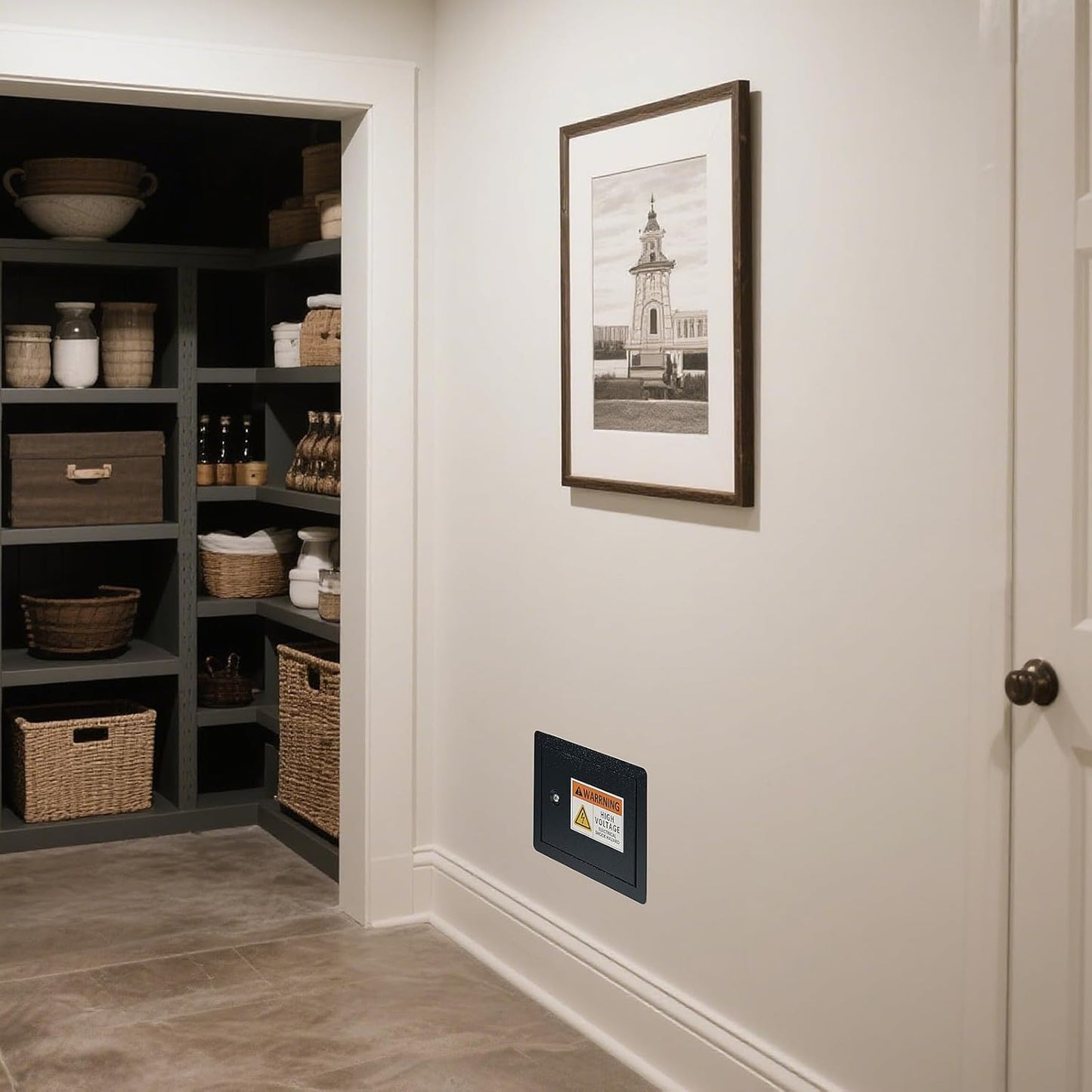 M-G9-H - Hidden Wall Safe with Concealed Panel