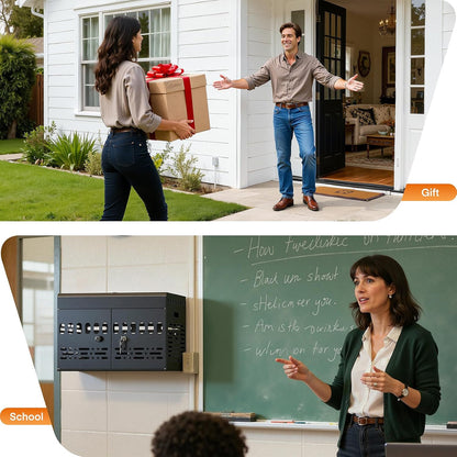 12-Devices Portable Charging Station – Lockable, Surge Protected, for Tablets & Laptops