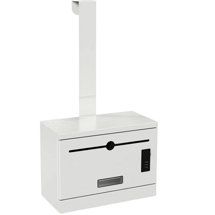 Over-the-Door Steel Drop Box – Height Adjustable, Removable Hinge, Optional Wall Mount