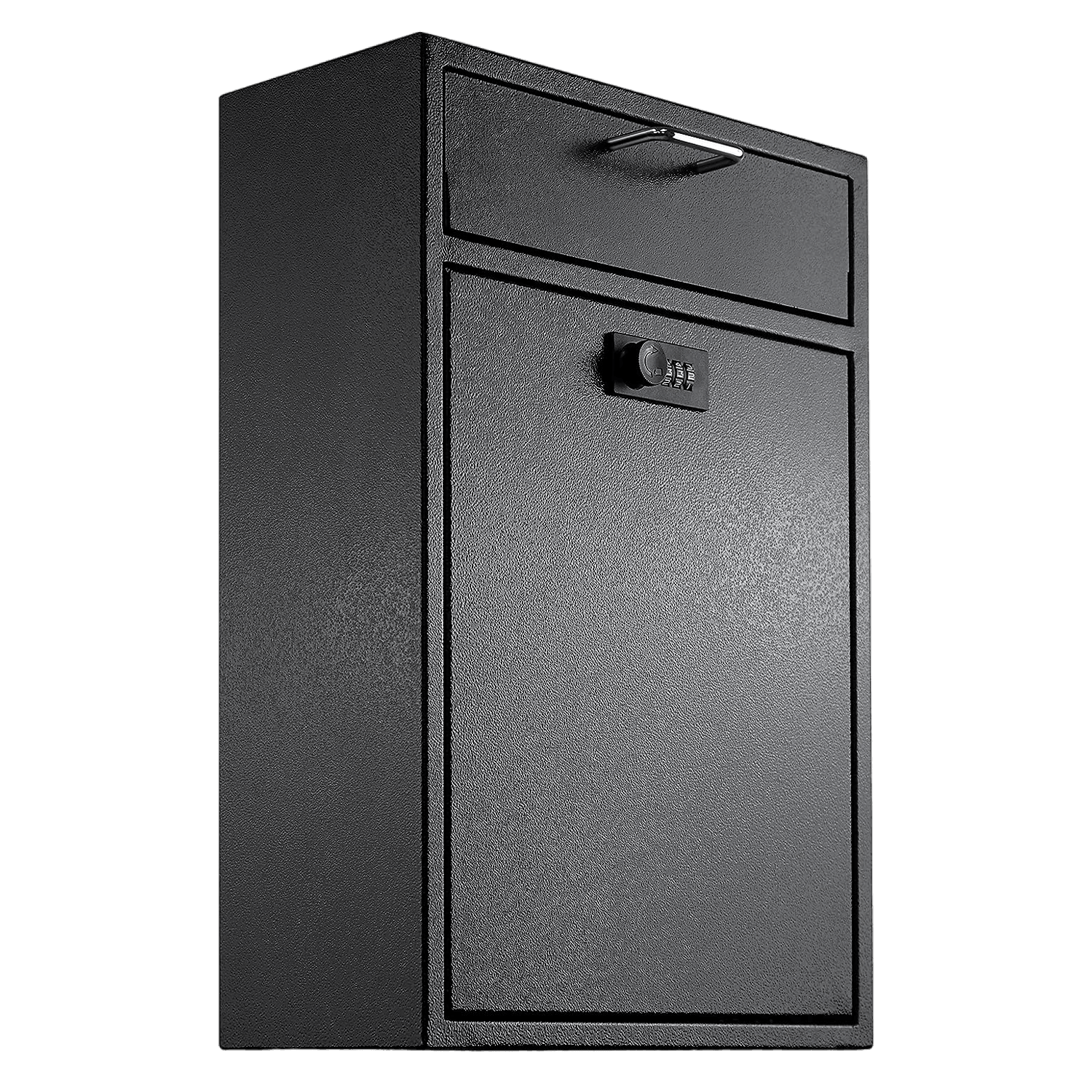 Wall Mounted Combination Lock Box – Extra Large Heavy Duty Steel, Thef ...