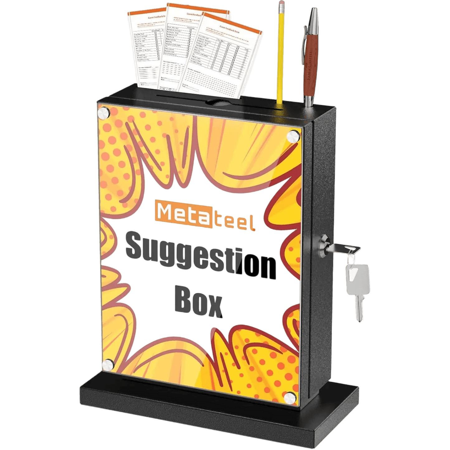 Locking Suggestion Box – Wall Mount Donation & Ballot Box