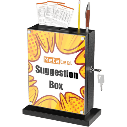 Locking Suggestion Box – Wall Mount Donation & Ballot Box