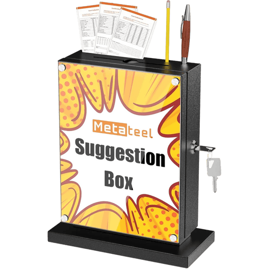 Locking Suggestion Box – Wall Mount Donation & Ballot Box