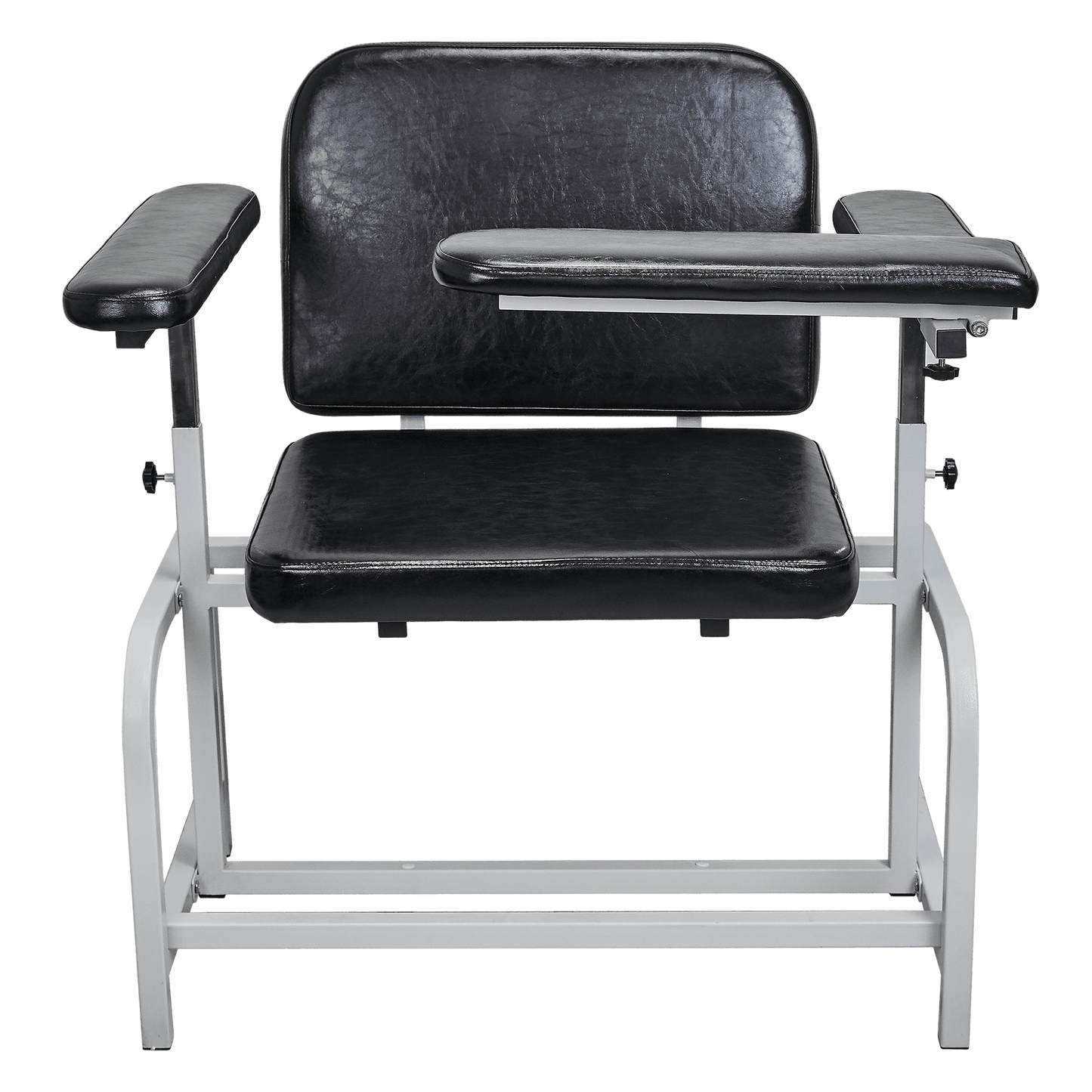 Extra Large Padded Phlebotomy Chair – Adjustable Armrest, Steel Frame, PU Leather