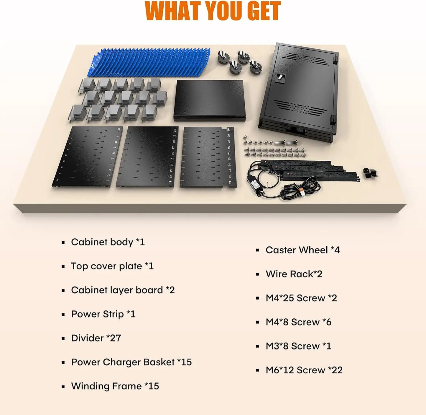 30-Device Laptop & Chromebook Charging Cart | Lockable Mobile Charging Station for K-12 Schools