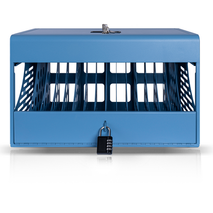16-Bay Locking Charging Cabinet for Laptops & Chromebooks – Fits devices up to 14-Inch , Cable Management