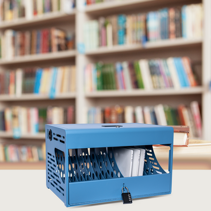 16-Bay Locking Charging Cabinet for Laptops & Chromebooks – Fits devices up to 14-Inch , Cable Management
